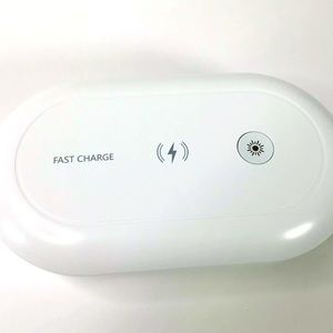 Mobile phone wireless charging sterilizing box